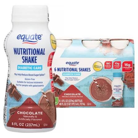 Equate Nutritional Shakes – Diabetic Care