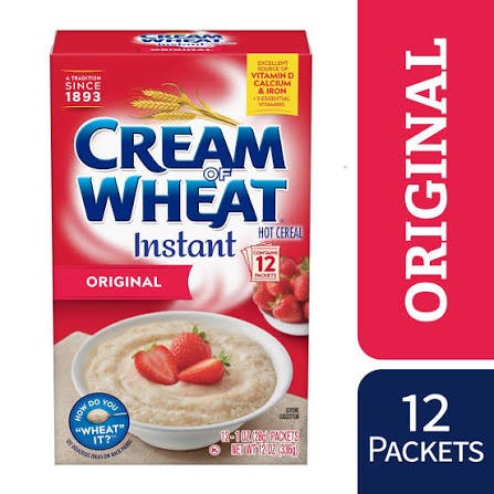 Cream of Wheat Instant Hot Cereal – Original Flavor, Kosher, 12 Packets