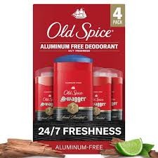 Old Spice Swagger Aluminum-Free Deodorant – Cedarwood Scent, 3 oz., 4 Pack