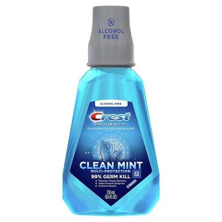 Crest Pro-Health Multi-Protection Mouthwash with CPC – Clean Mint, 1 L (33.8 fl. oz.)