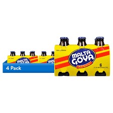 GOYA Malta Malt Beverage – 7 fl. oz. Glass Bottles, 6 Count (Pack of 4)