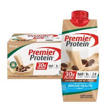 Premier Protein 30g High Protein Shake – Café Latte, 11 fl. oz. (15 Pack)
